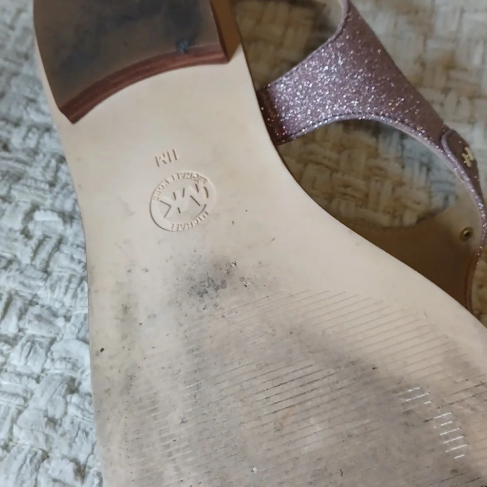 Michael Kors Glittery Pink Sandals